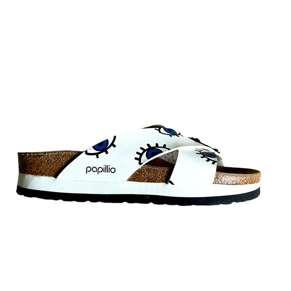 BIRKENSTOCK Papillio Evil Eye Criss Cross Sandals - Picture 1 of 12